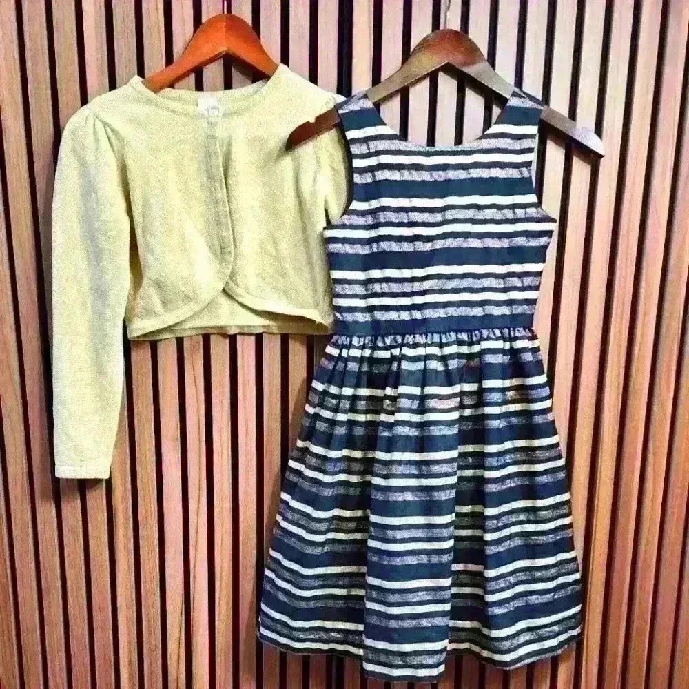 Gymboree Girls' Dress Outfit with Accessories- Size L/10-12
